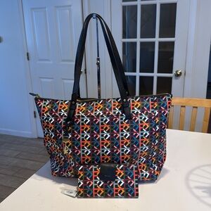 Fossil Multicolor Tote Bag